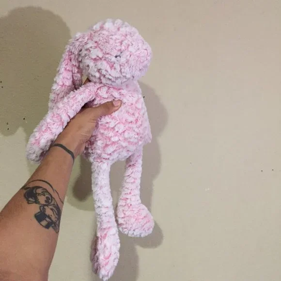 Pink Stuffed Animal Bunny - Picture 4 of 9